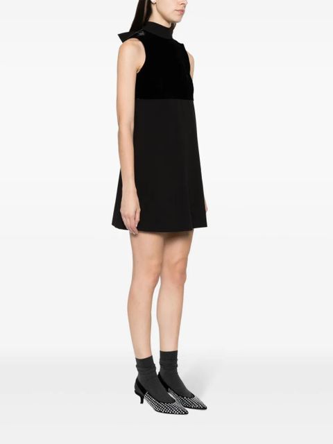 STAUD Quant bow-detail minidress - Black
