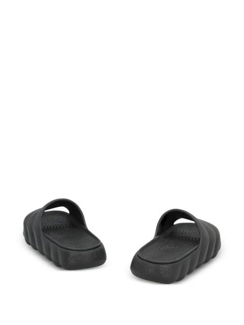 Moncler lilo quilted slides - Black