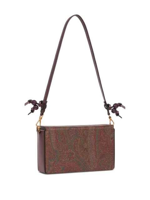ETRO Paisley Jacquard clutch bag - Brown