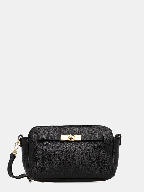 Answear.LAB torebka skórzana kolor czarny - zdjęcie produktu nr 1