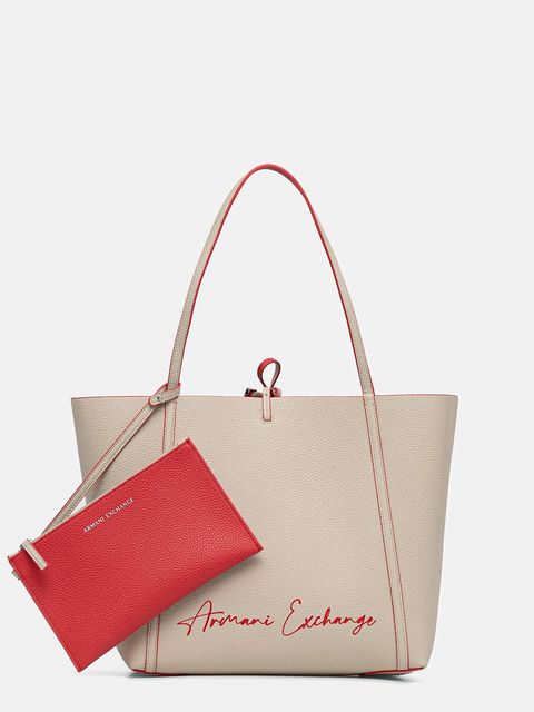 Armani Exchange torebka kolor beżowy XW000297 AF11937