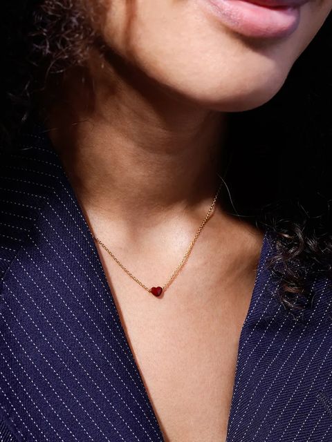 Design Letters naszyjnik ze srebra pokrytego złotem - zdjęcie produktu nr 2