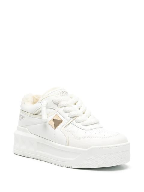 Valentino Garavani One Stud XL flatform sneakers - White
