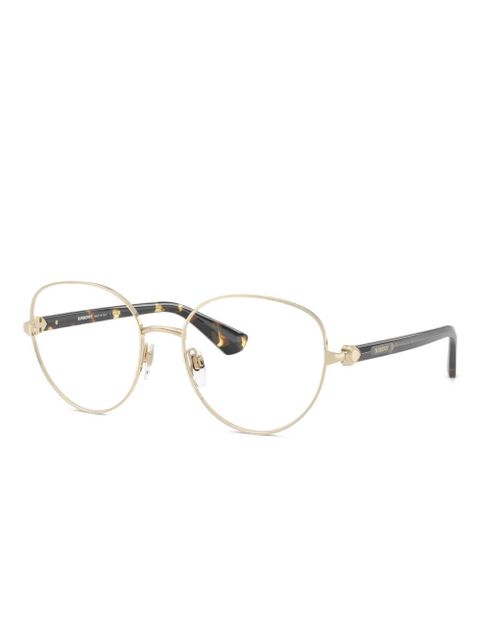 Burberry Eyewear oval-framed glasses - Gold - zdjęcie produktu nr 2