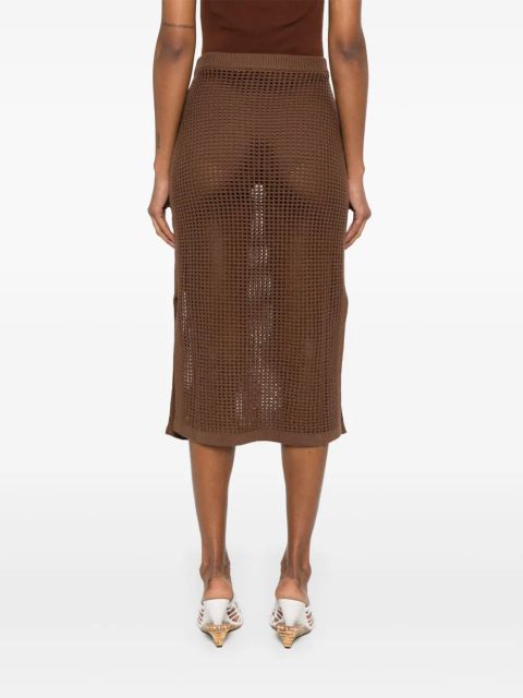 MC2 Saint Barth Darline midi skirt - Brown