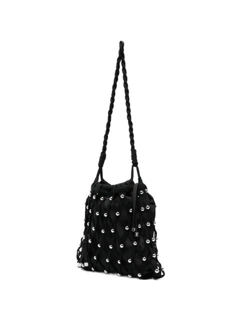 SANDRO studded shoulder bag - Black