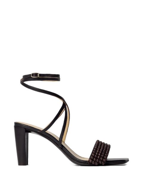 LEMAIRE beaded cross sandals - Brown - zdjęcie produktu nr 1