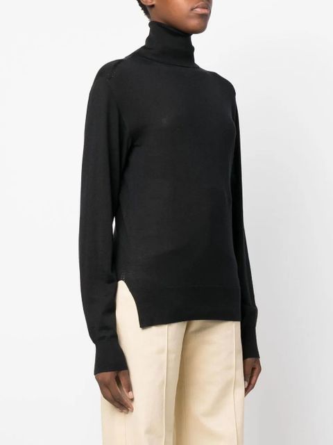 Jil Sander roll-neck long-sleeve jumper - Black - zdjęcie produktu nr 2