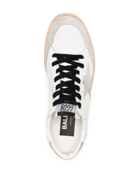 Golden Goose Ball Star leather sneakers - White