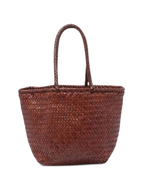 DRAGON DIFFUSION woven-design shoulder bag - Brown - zdjęcie produktu nr 1
