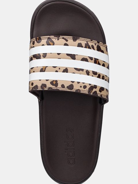 adidas klapki Adilette Platform damskie kolor brązowy na platformie JR9234 - zdjęcie produktu nr 2