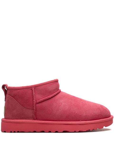 UGG Classic Ultra Mini suede boots - Pink - zdjęcie produktu nr 1