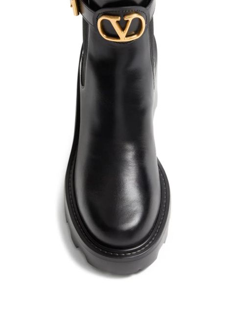 Valentino Garavani 90mm VLogo Signature Chelsea boots - Black
