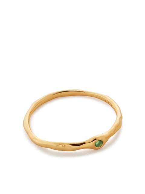 Monica Vinader Siren onyx stacking ring - Gold - zdjęcie produktu nr 1