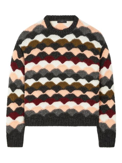 Alanui Shattered Stripes sweater - Grey - zdjęcie produktu nr 1