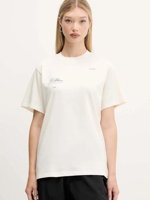 HUGO t-shirt bawełniany damski kolor biały 50545551 - zdjęcie produktu nr 1