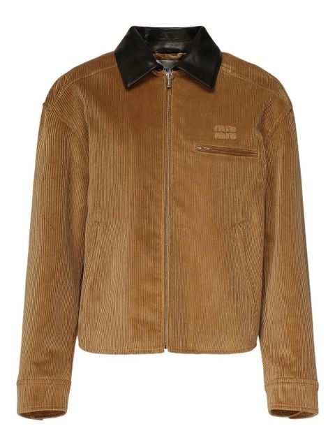 Miu Miu corduroy jacket - Brown - zdjęcie produktu nr 1