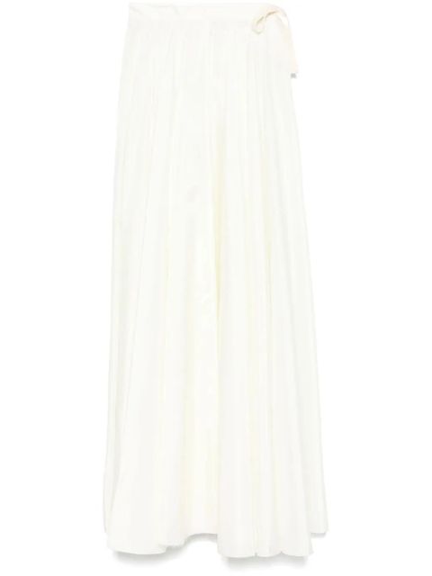 MM6 Maison Margiela taffeta maxi skirt - White - zdjęcie produktu nr 1