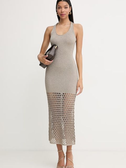 Simona Corsellini sukienka z wiskozą - zdjęcie produktu nr 1