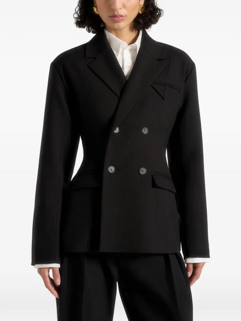 Manière De Voir Maia double-breasted blazer - Black - zdjęcie produktu nr 1