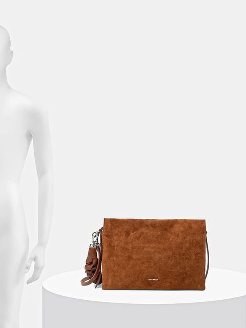 Coccinelle torebka zamszowa kolor brązowy E1 P6P 19 02 01