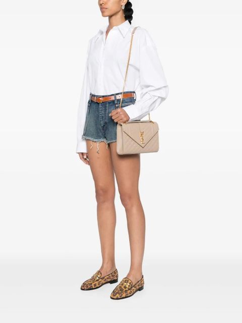 Saint Laurent Envelope shoulder bag - Neutrals