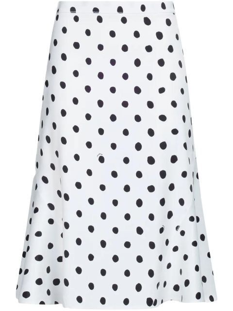 Marni polka-dot print A-line skirt - White - zdjęcie produktu nr 1