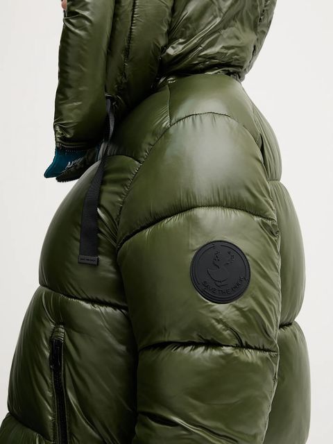 Save The Duck kurtka ISABEL kolor zielony przejściowa D45510W.LOVE21