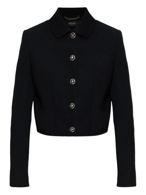 Versace long-sleeve buttoned jacket - Black