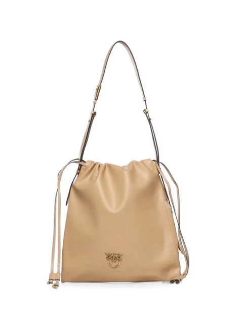 PINKO medium drawstring shoulder bag - Neutrals - zdjęcie produktu nr 1