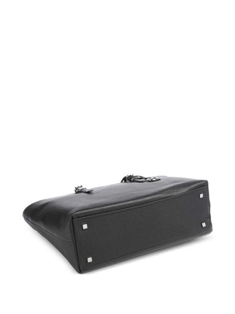 Michael Kors logo-plaque tote bag - Black