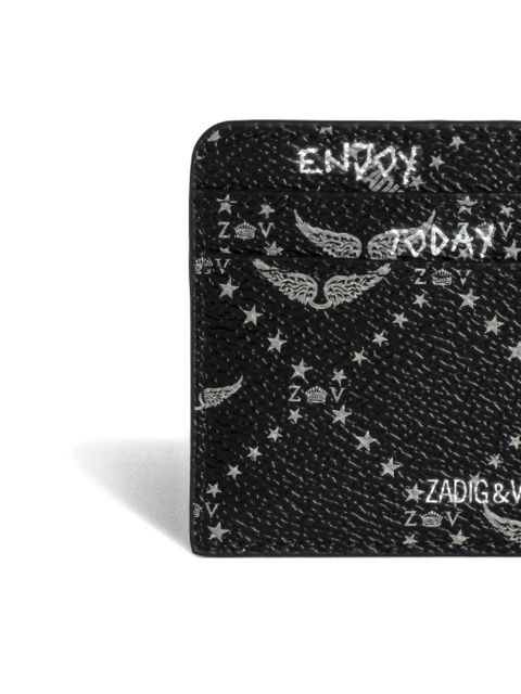 Zadig&Voltaire pass monogram cardholder - Blue