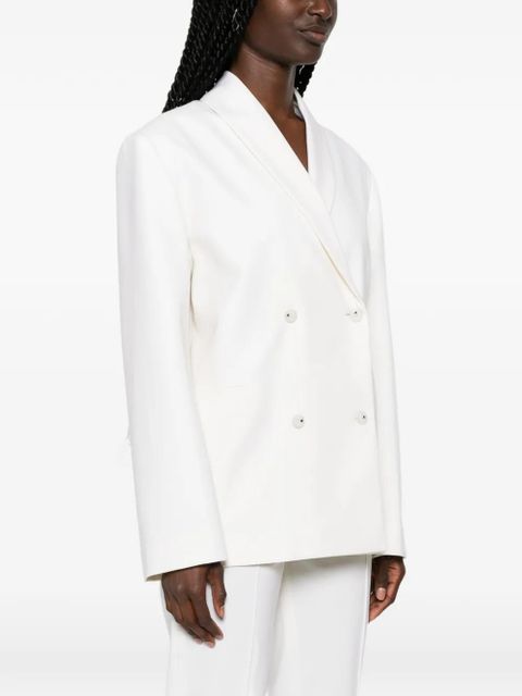 LouLou de Saison double-breasted jacket - White