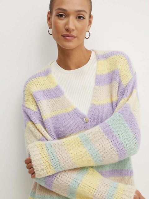 Weekend Max Mara kardigan wełniany ciepły 2425346011600