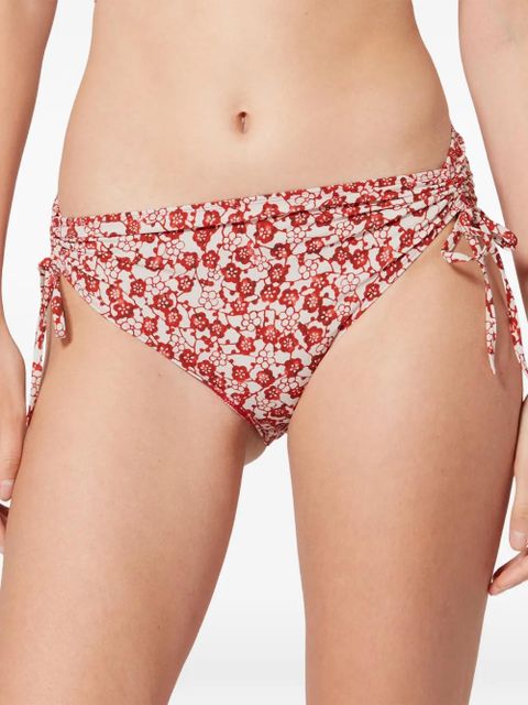 ISABEL MARANT floral tie side panties - Red