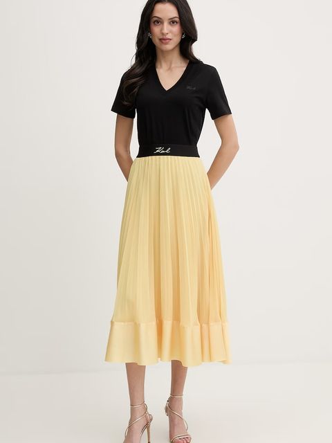 Karl Lagerfeld t-shirt damski bawełniany - zdjęcie produktu nr 1