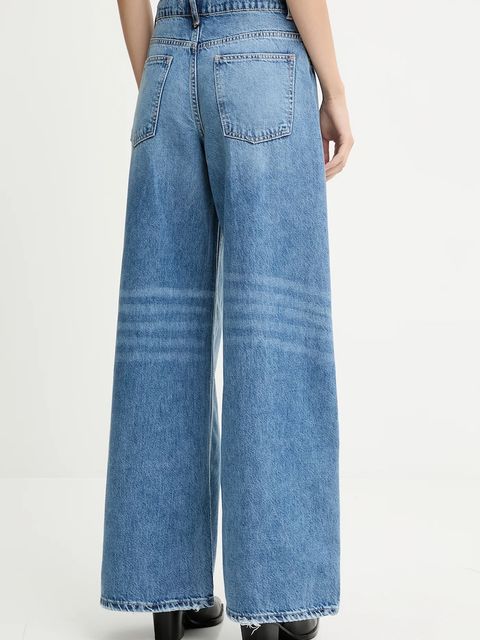 Answear.LAB jeansy damskie kolor niebieski