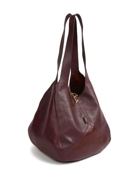 Chloé ballon leather tote bag - Brown - zdjęcie produktu nr 2