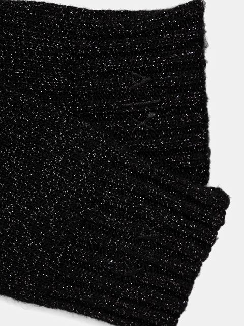 Armani Exchange rękawiczki z dodatkiem wełny damskie kolor czarny XW001521 AF16181 - zdjęcie produktu nr 2