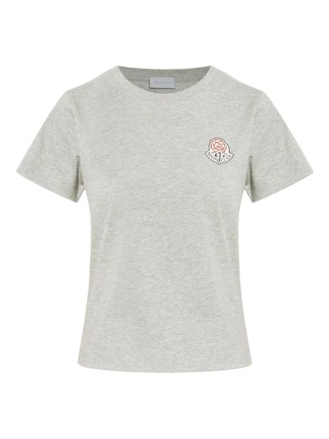 Moncler logo-detail T-shirt - Grey - zdjęcie produktu nr 1