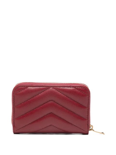 Saint Laurent chevron logo wallet - Red - zdjęcie produktu nr 2