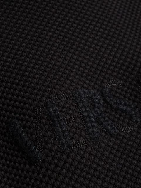 Versace textured high-neck jumper - Black