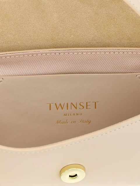 TWINSET leather shoulder bag - Neutrals