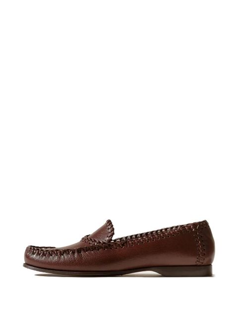 Hereu Sastre Supple Shiny leather loafers - Brown - zdjęcie produktu nr 1