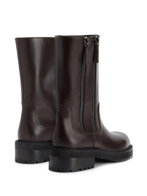 Giuseppe Zanotti Foustine leather ankle boots - Brown