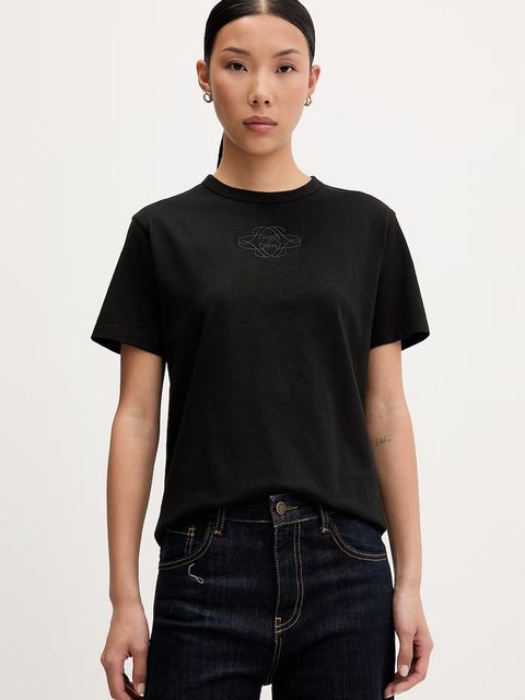 HUGO T-shirt damski bawełniany Damacia_8 - zdjęcie produktu nr 1