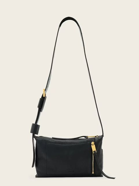 AllSaints torebka zamszowa ALBA