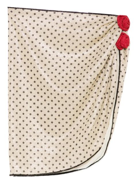 Oséree polka dot floral beachwear - Neutrals - zdjęcie produktu nr 1