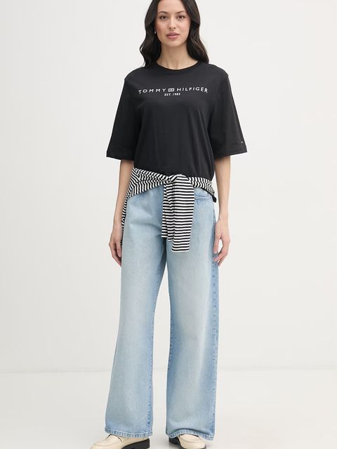 Tommy Hilfiger t-shirt damski bawełniany - zdjęcie produktu nr 1