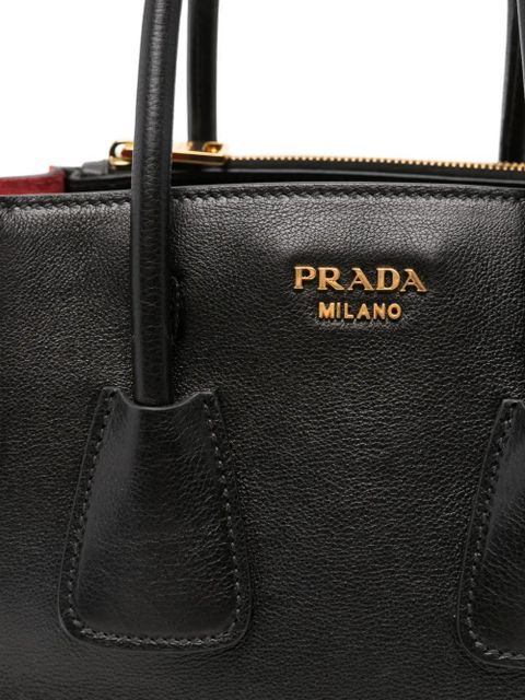 Prada logo-detail tote bag - Black